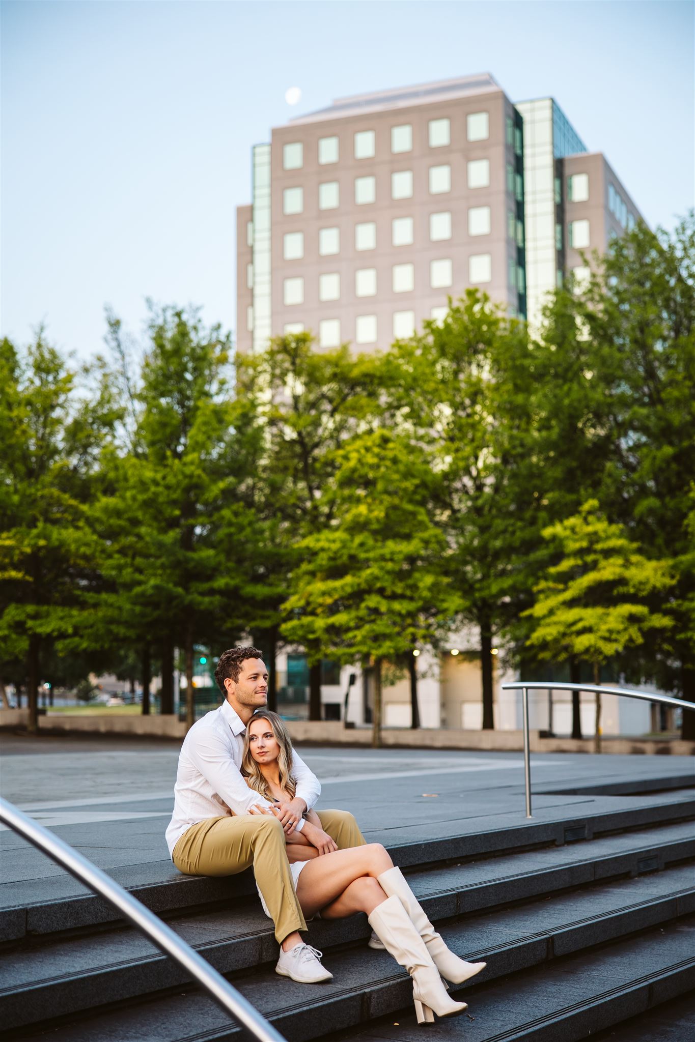 Nashville engagement session at Bicentennial Capitol Mall State Park