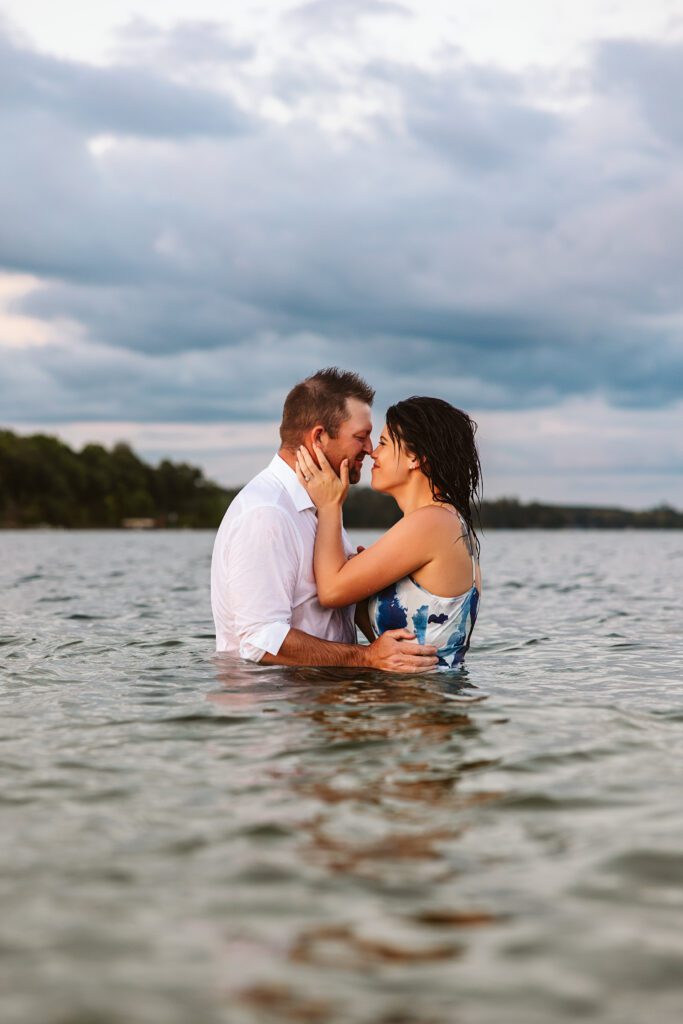 A summer engagement session in Northern Minnesota by Alyssa Ashley Photography