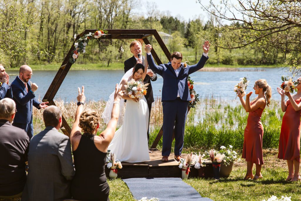Intimate lakefront resort wedding in Northern Minnesota by Alyssa Ashley Photography