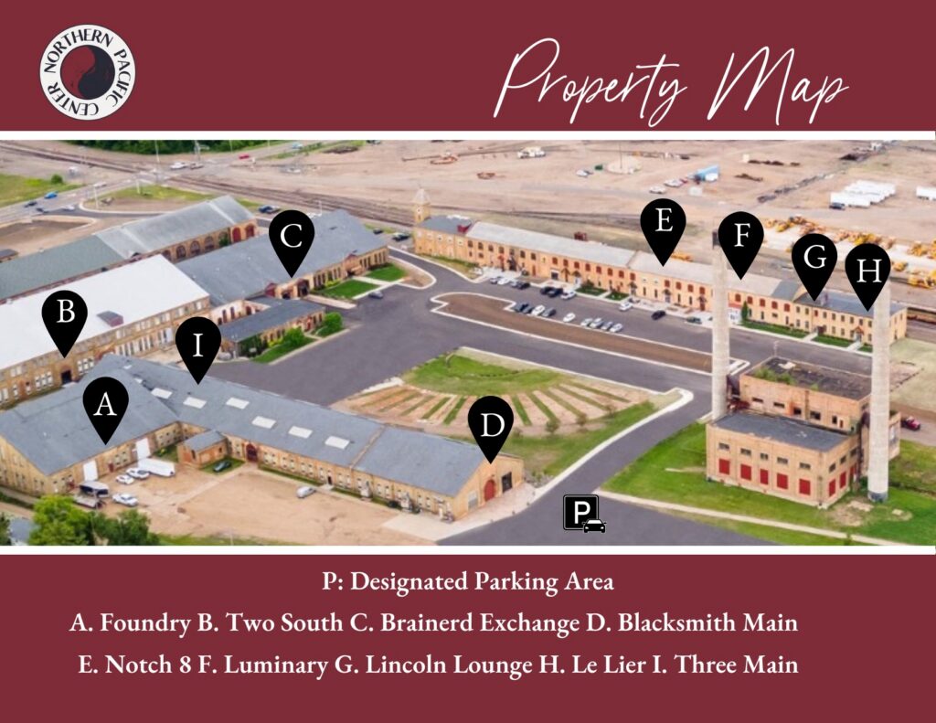 Layout of Northern Pacific Center