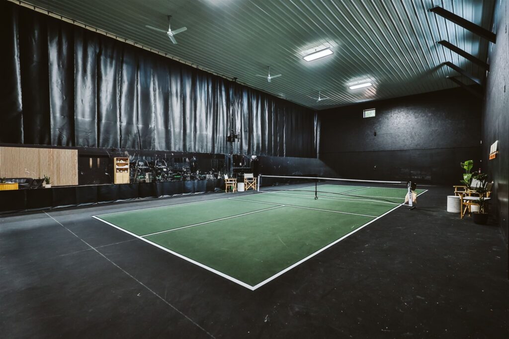 Pickleball courts at the Nature Link resort in Northern Minnesota