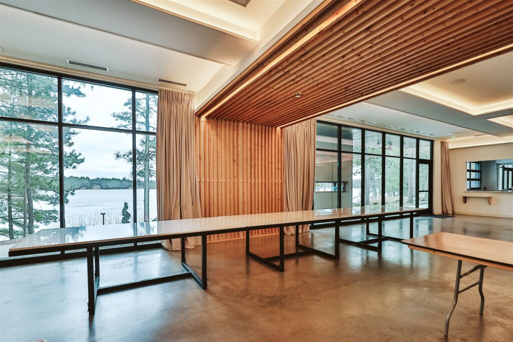 Wedding reception space at Catalyst by Nature Link