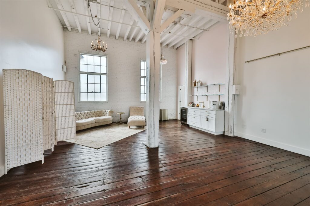 Bride's getting ready suite at the Northern Pacific Center