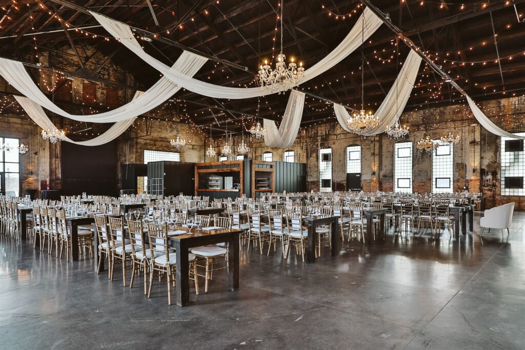Northern Pacific Center Blacksmith Main wedding reception hall