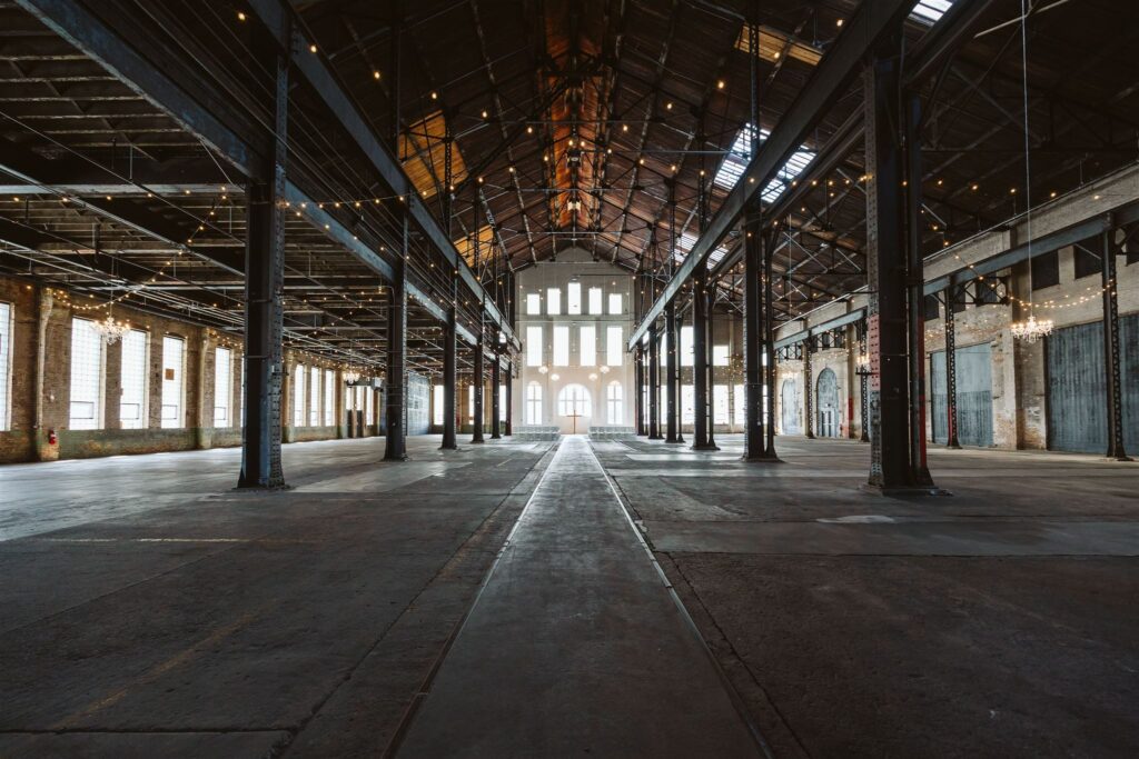 Northern Pacific Center modern wedding venue